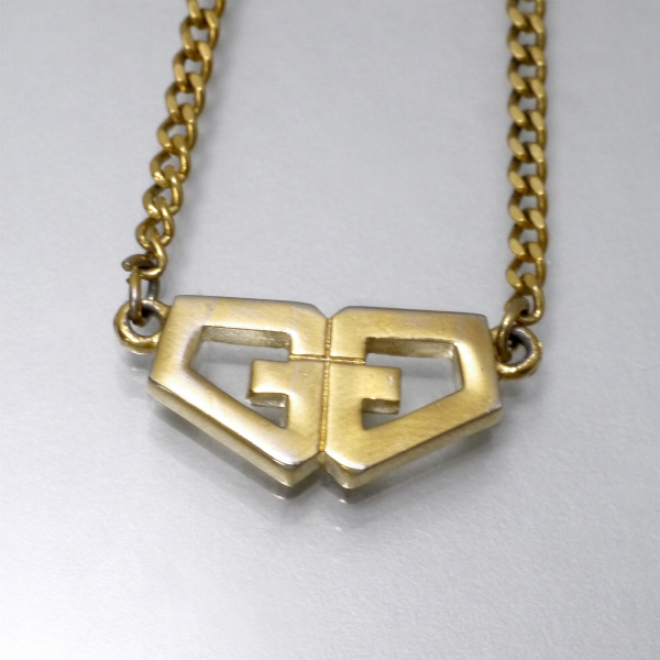 GIVENCHY 79s Gロゴネックレス(ゴールド) - 画像 (3)