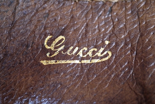 OLD Gucci 50s クラッチバッグ(茶・GG) - 画像 (12)