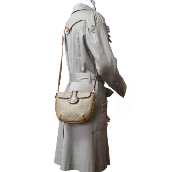 OLD Gucci <マイクロGGシェリーポシェット(キャメル) - 画像 (9)