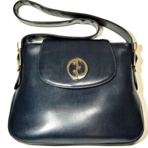OLD Gucciー1973モデル総革ワンショルダー（黒）