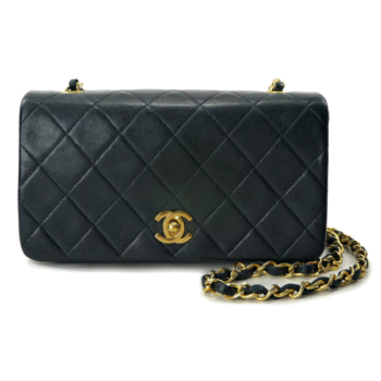 CHANEL 80s!ミニマトラッセチェーンポシェット（黒）