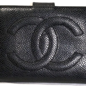OLD CHANEL キャビア 財布（黒）